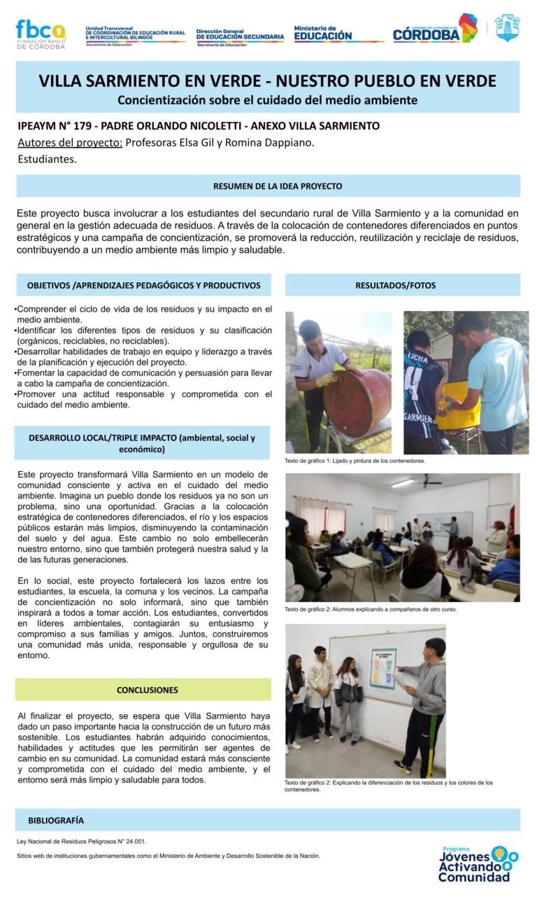 PEAYM 179 ANEXO VILLA SARMIENTO