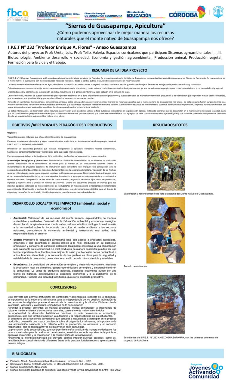 IPET 232 ANEXO GUASAPAMPA